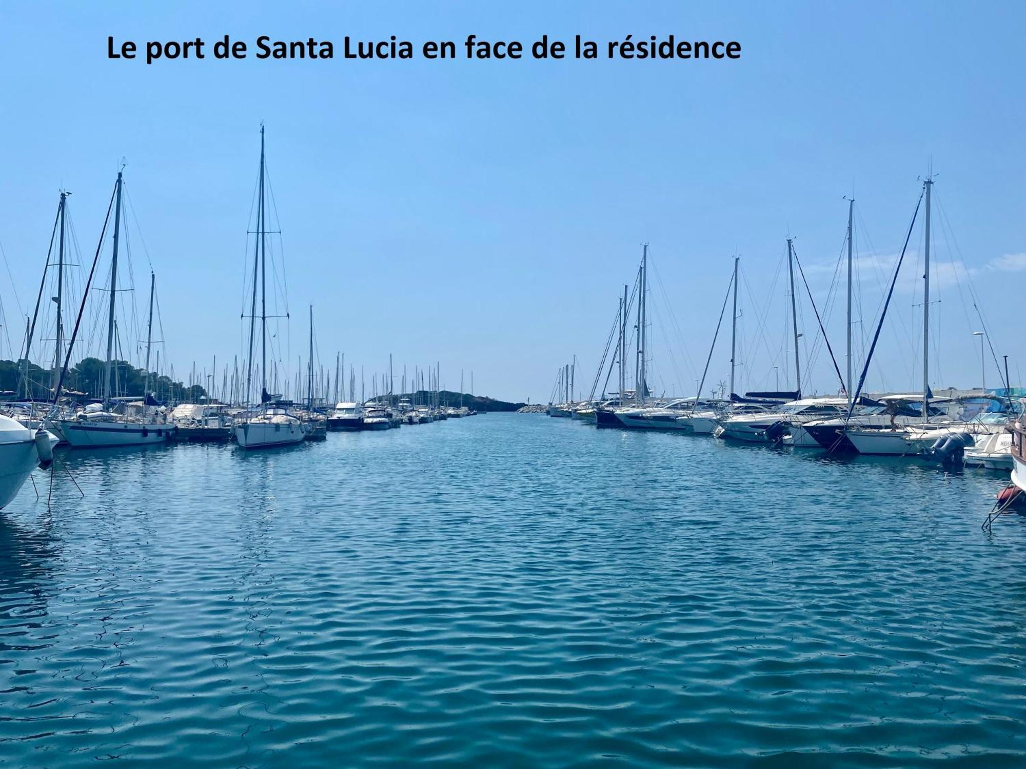 Appartement Face Mer Et Port Santa Lucia Climatise Et Wifi Сен-Рафаэль Экстерьер фото